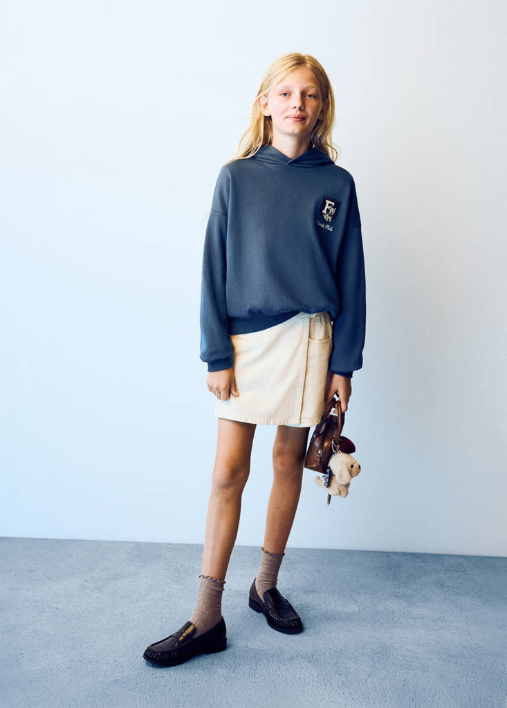 Skirt trousers — Ecru