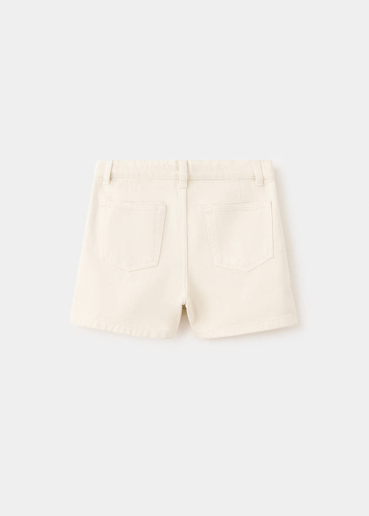 Skirt trousers — Ecru