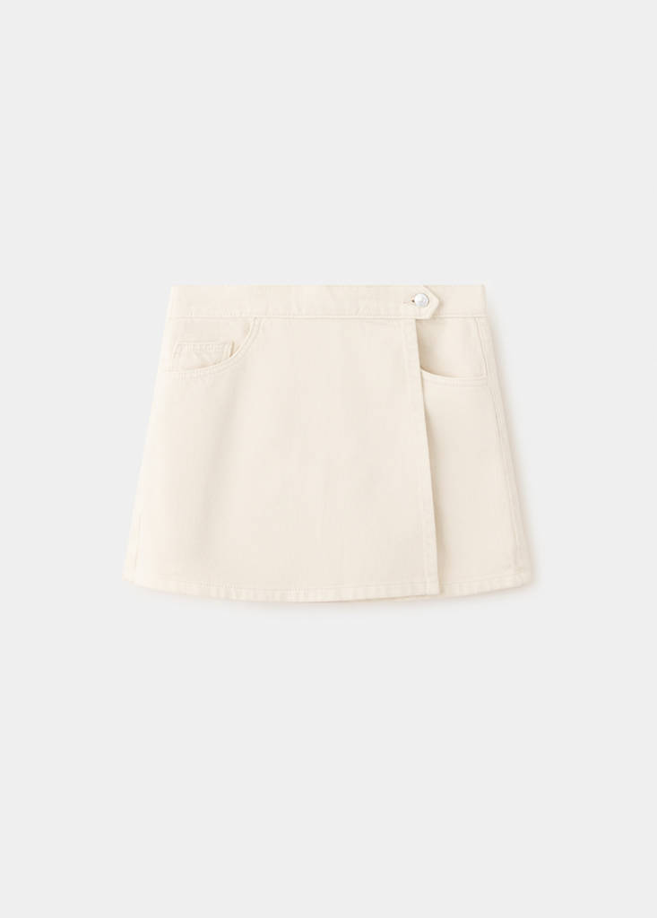Skirt trousers — Ecru