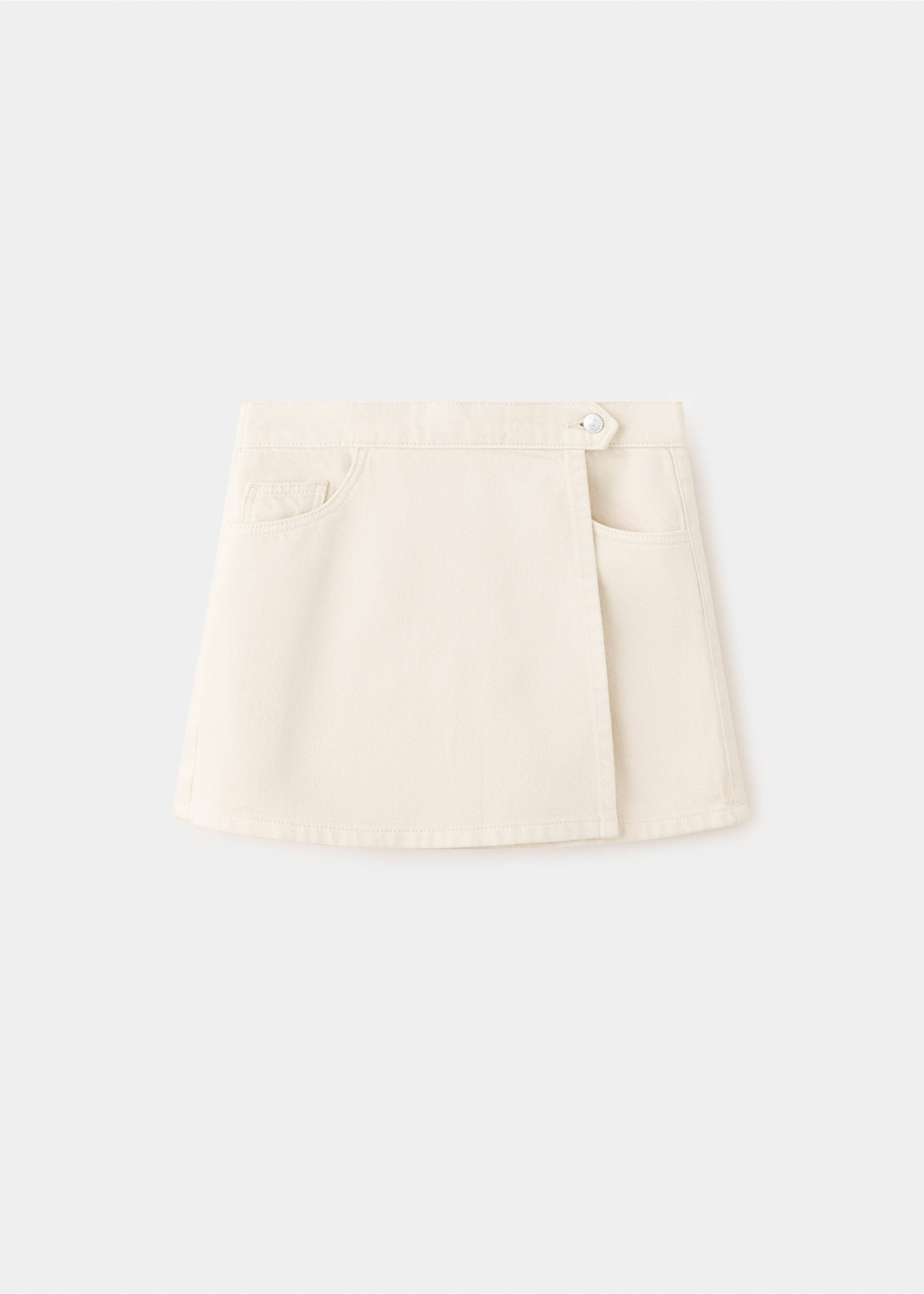 Jupe short - Article sans modèle, Écru. Ref: 37034447-00.