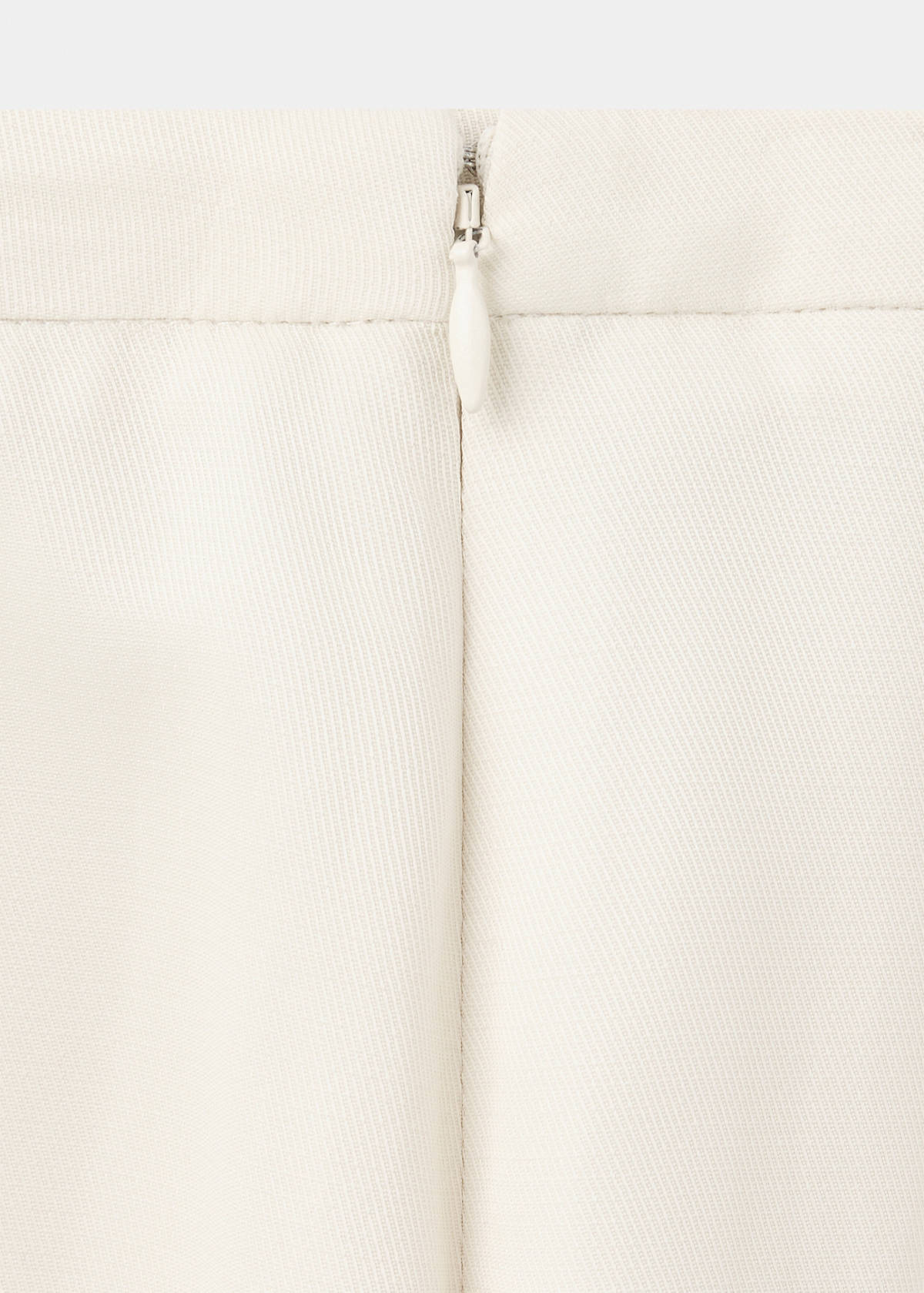 Straight-fit suit trousers — Vanilla