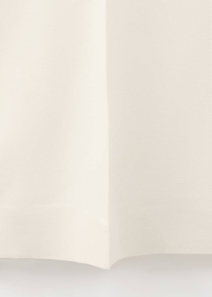 Straight-fit suit trousers — Vanilla