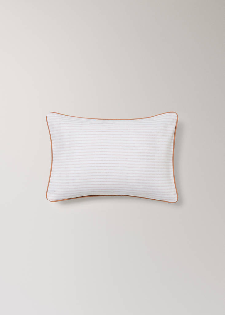 Printed 100% cotton cushion cover — Green