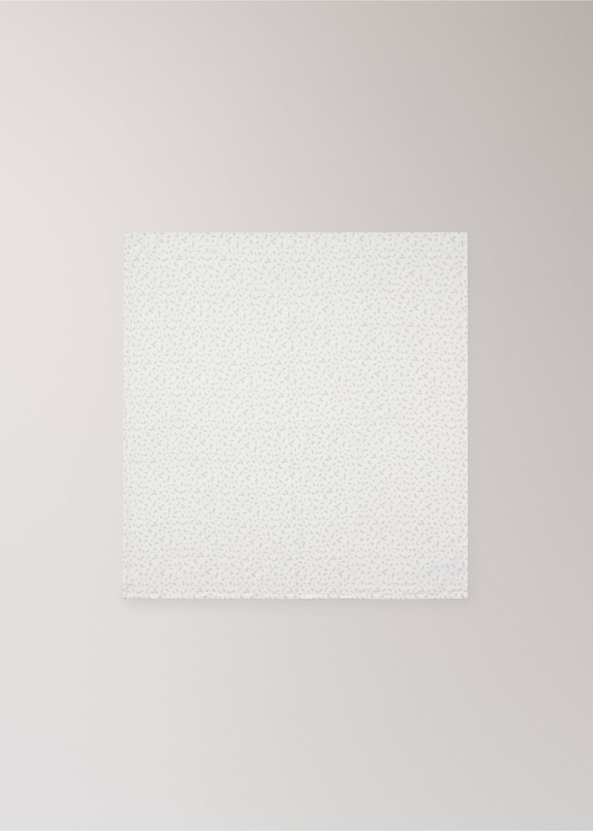 Pack of printed gauze swaddles - Details of the article 3, Ecru. Ref: 37034458-00.