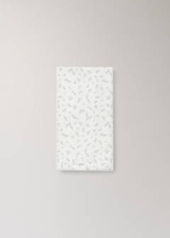 Printed cotton muslin swaddle blanket — Ecru 5