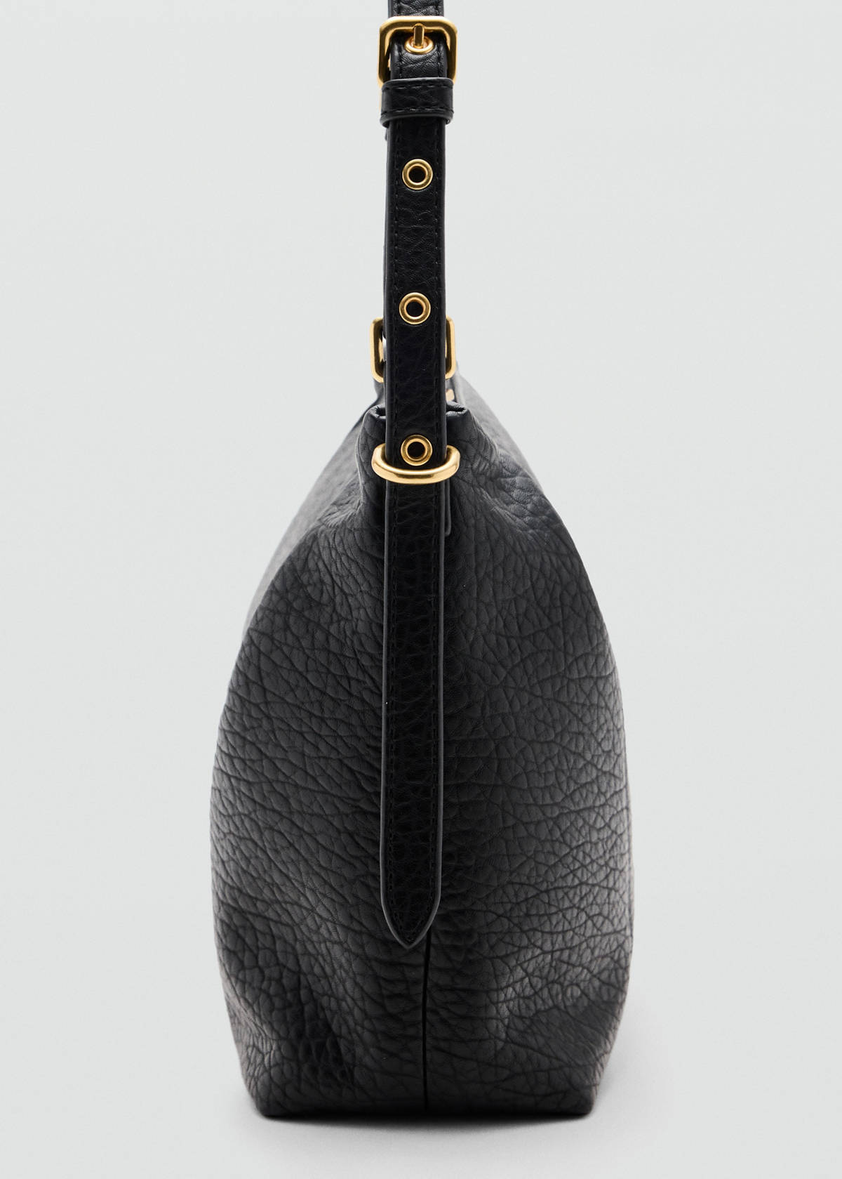 Buckle crossbody bag — Black