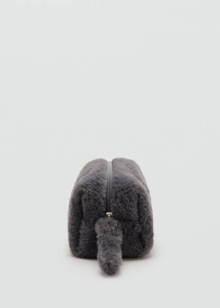 Soft hair pouch — Grey