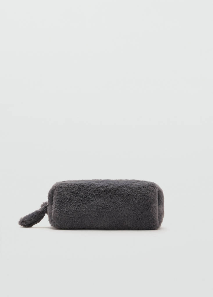 Soft hair pouch — Grey