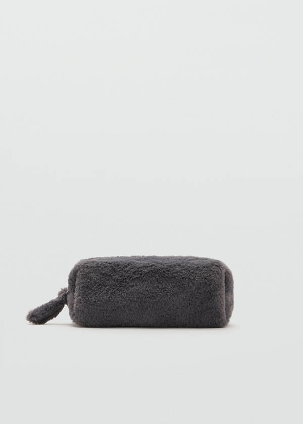Soft hair pouch — Grey