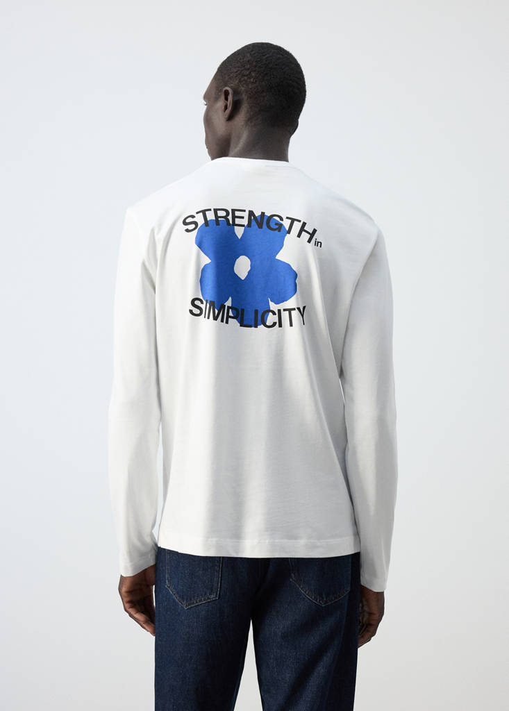 100% cotton printed t-shirt - thumbnail 3