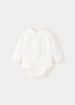 Baby-neck bodysuit — Off White 1