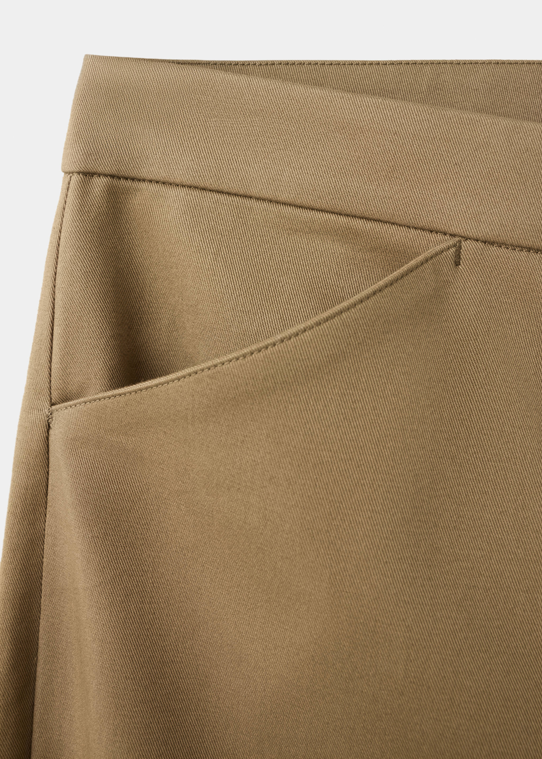 High-waisted flared trousers - Details of the article 0