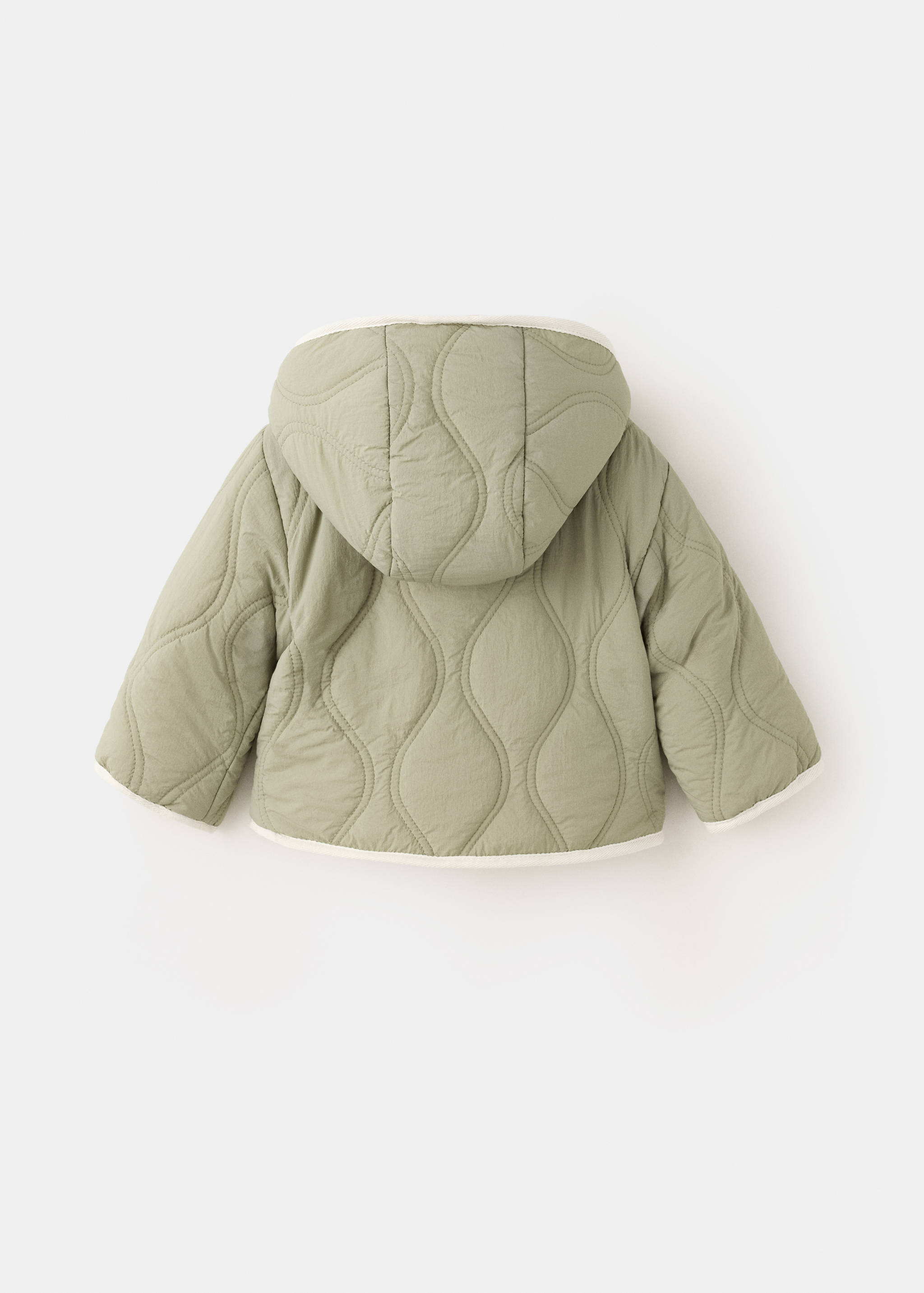 Borg-lined hooded anorak - Reverse of the article