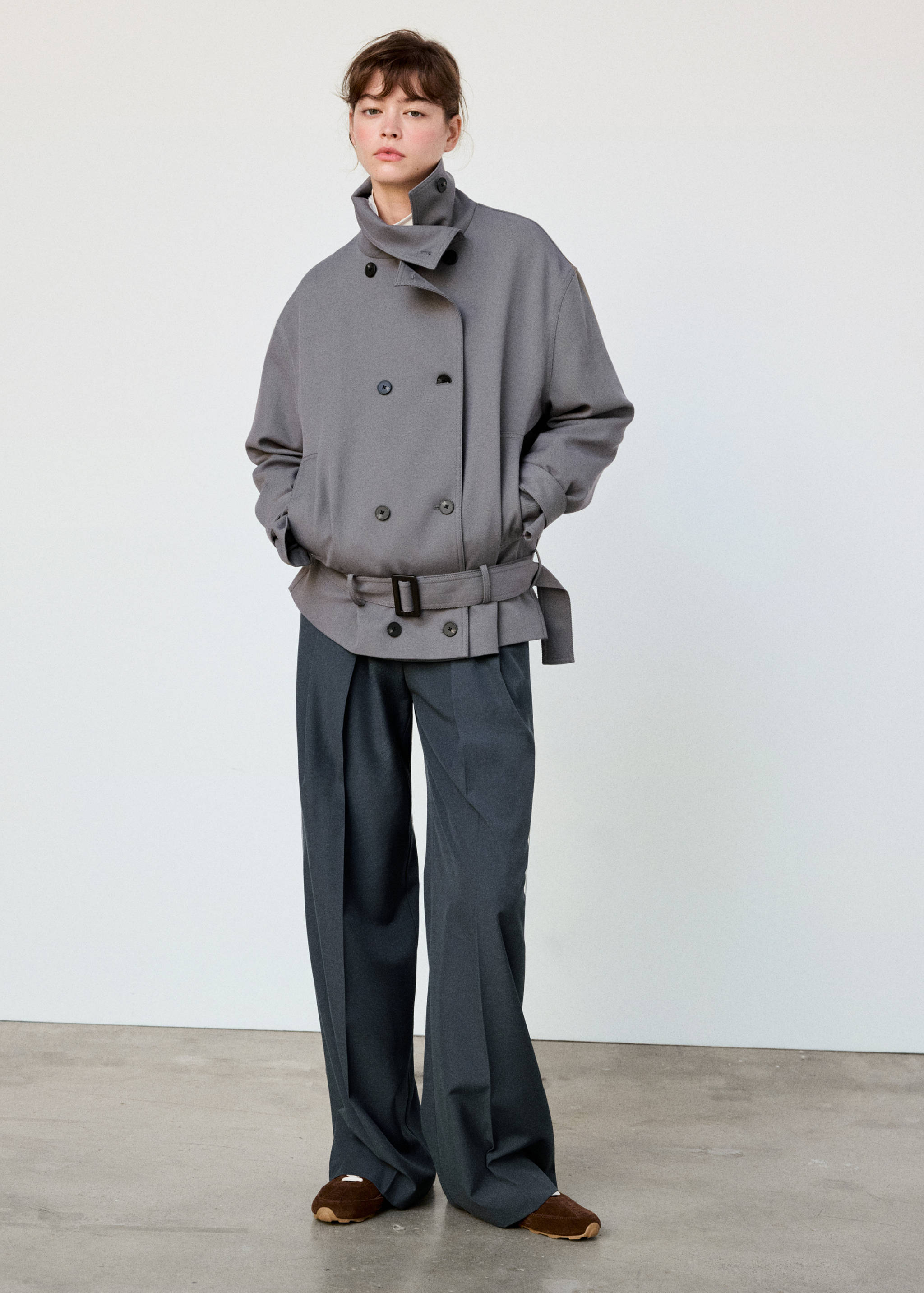 Pantalon droit pinces - Plan général