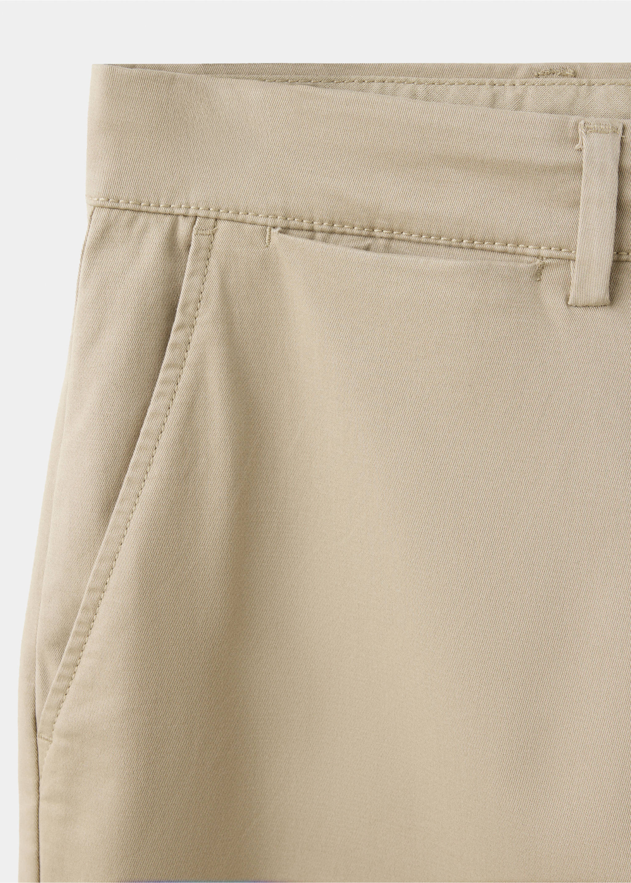 Pantalón chino algodón - Detalle del artículo 0, Marrón medio. Ref: 37034779-00.