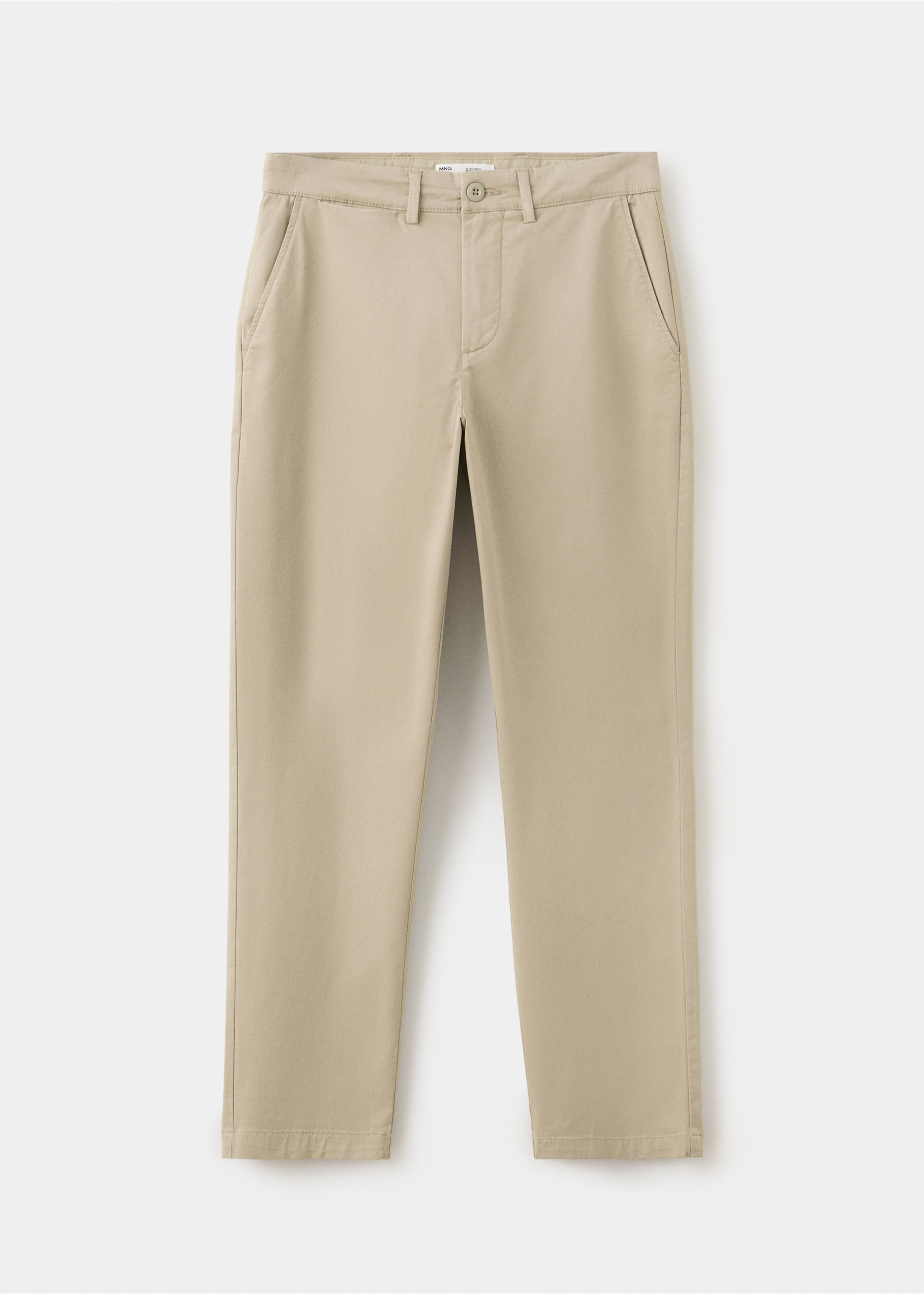 Pantalón chino algodón - Artículo sin modelo, Marrón medio. Ref: 37034779-00.