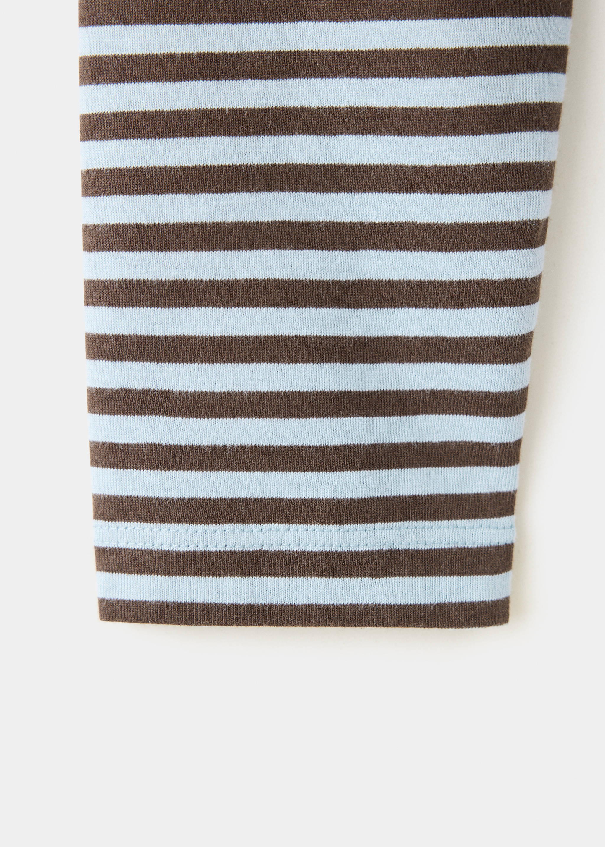 Striped cotton T-shirt - Details of the article 0