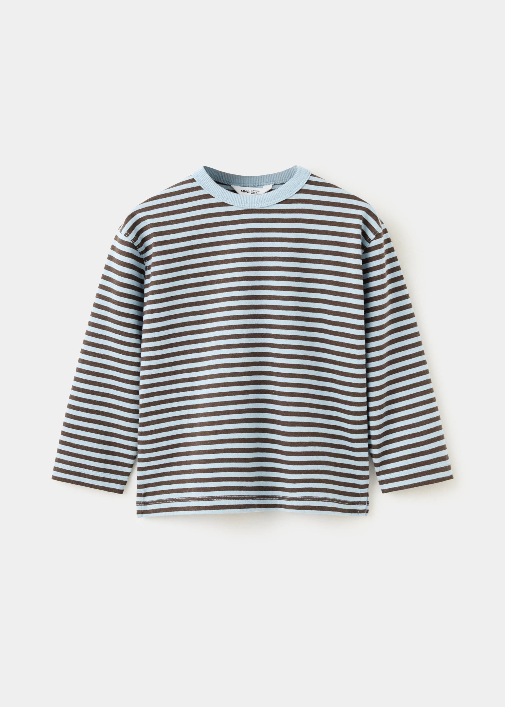 Striped cotton T-shirt - Article without model