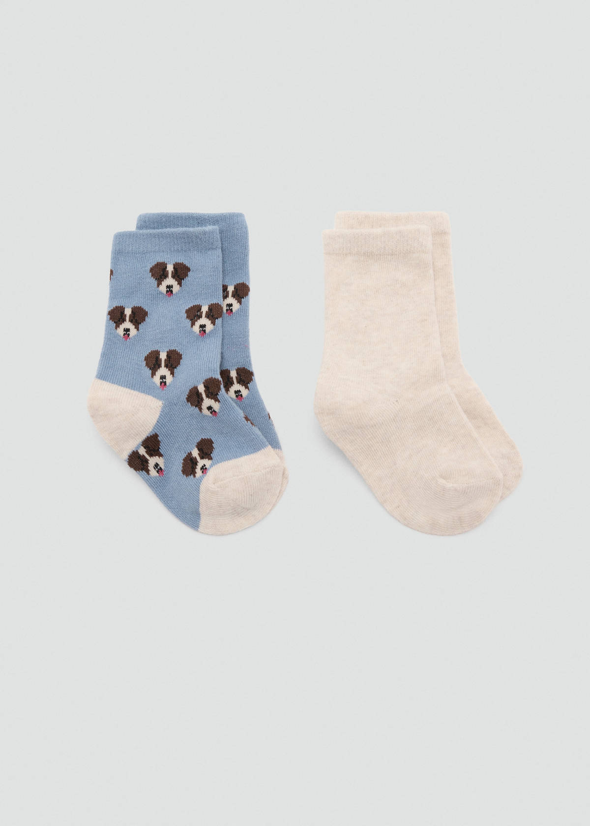 Pack of 2 puppy socks — Blue