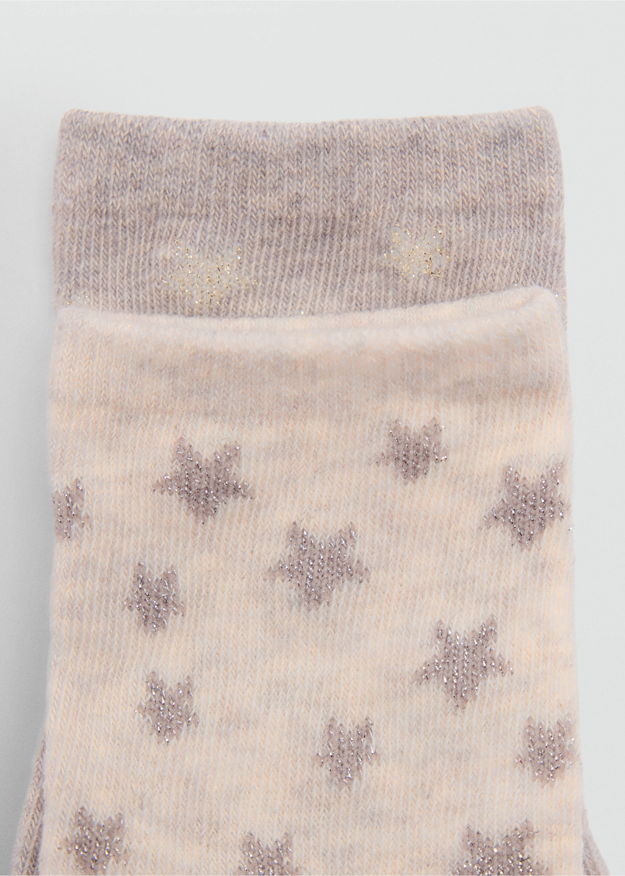 Star ankle socks 2 pack - Reverse of the article, Medium Brown. Ref: 37034788-00.