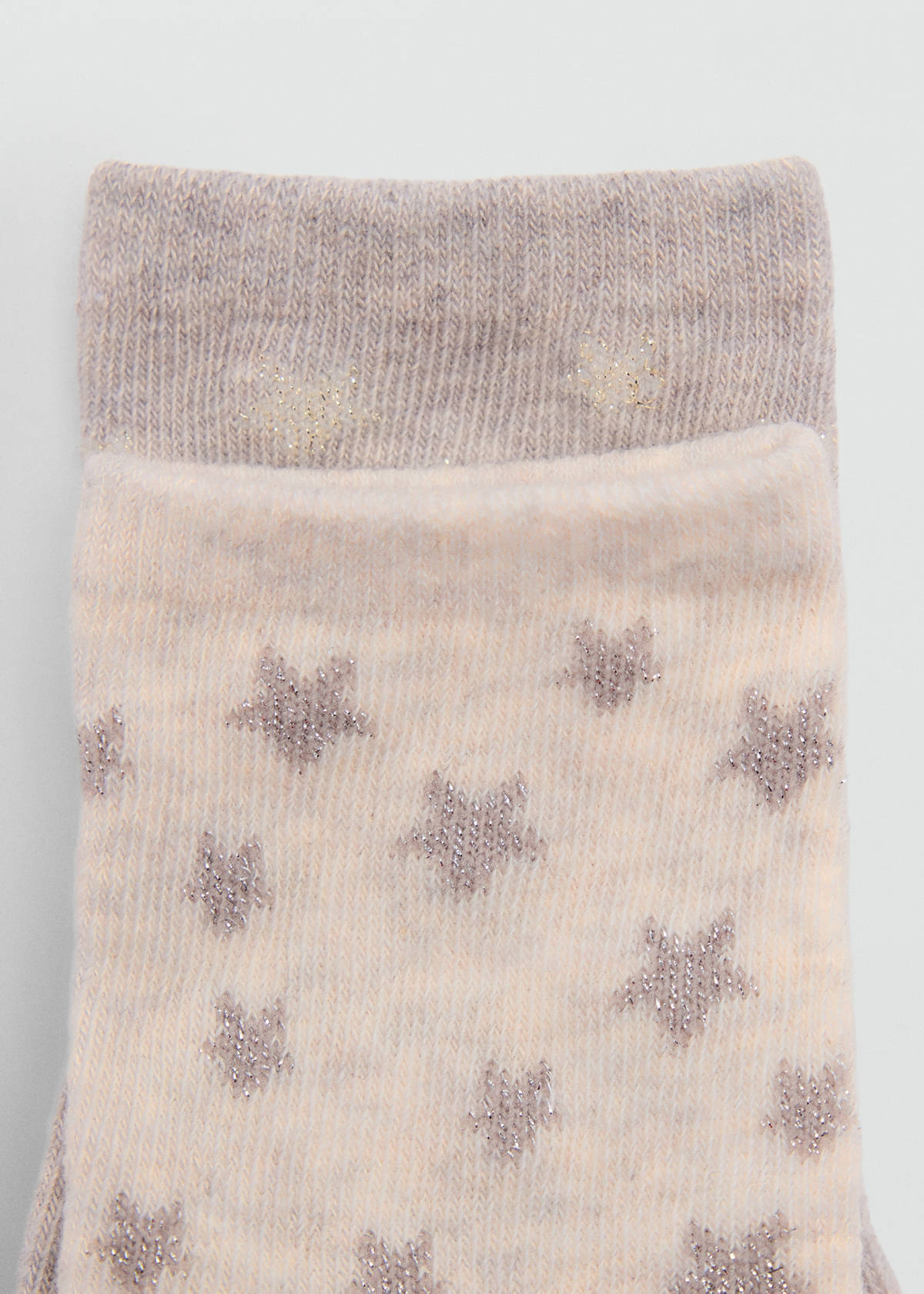 Star ankle socks 2 pack — Medium Brown