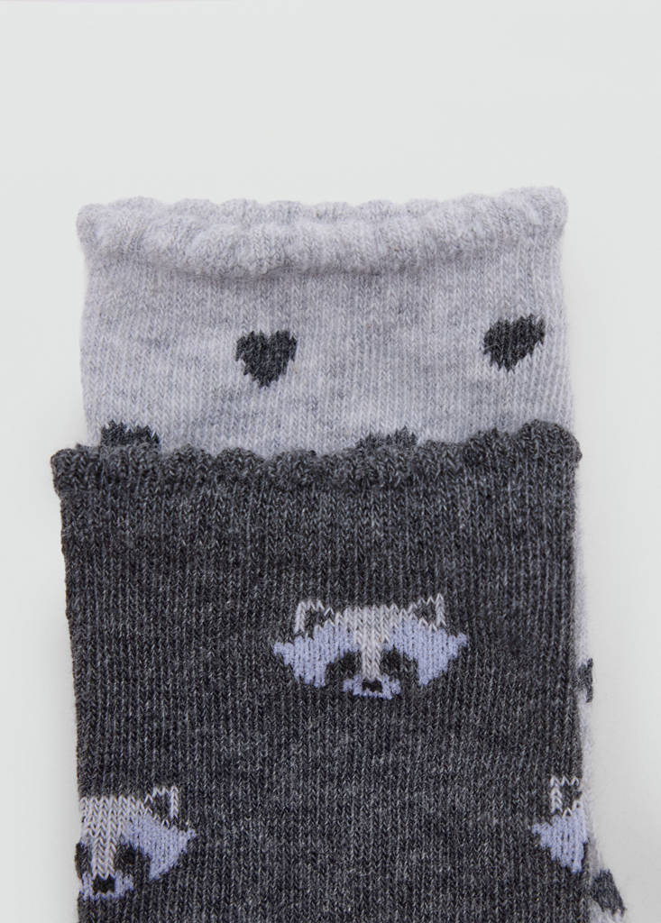 2 pack printed socks