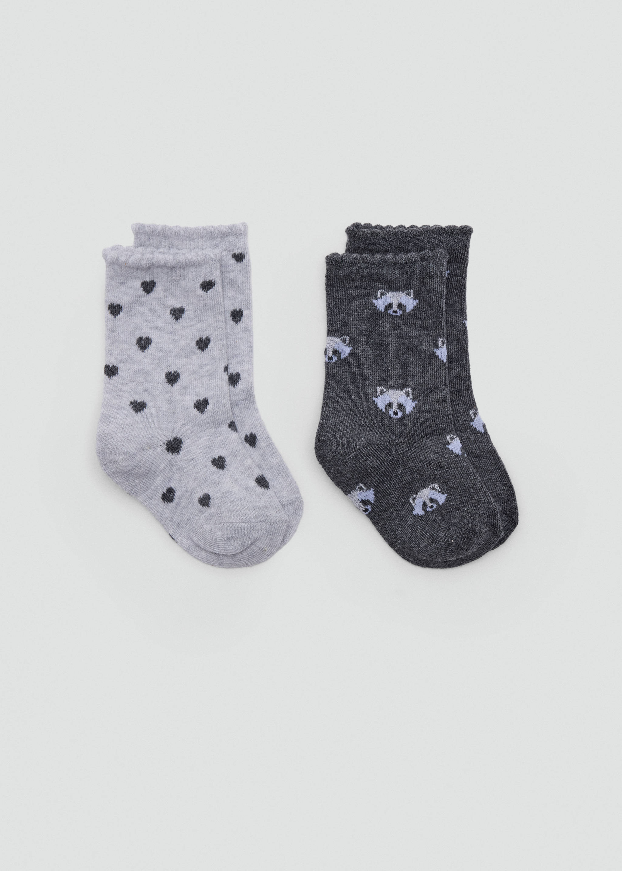2 pack printed socks - Article without model