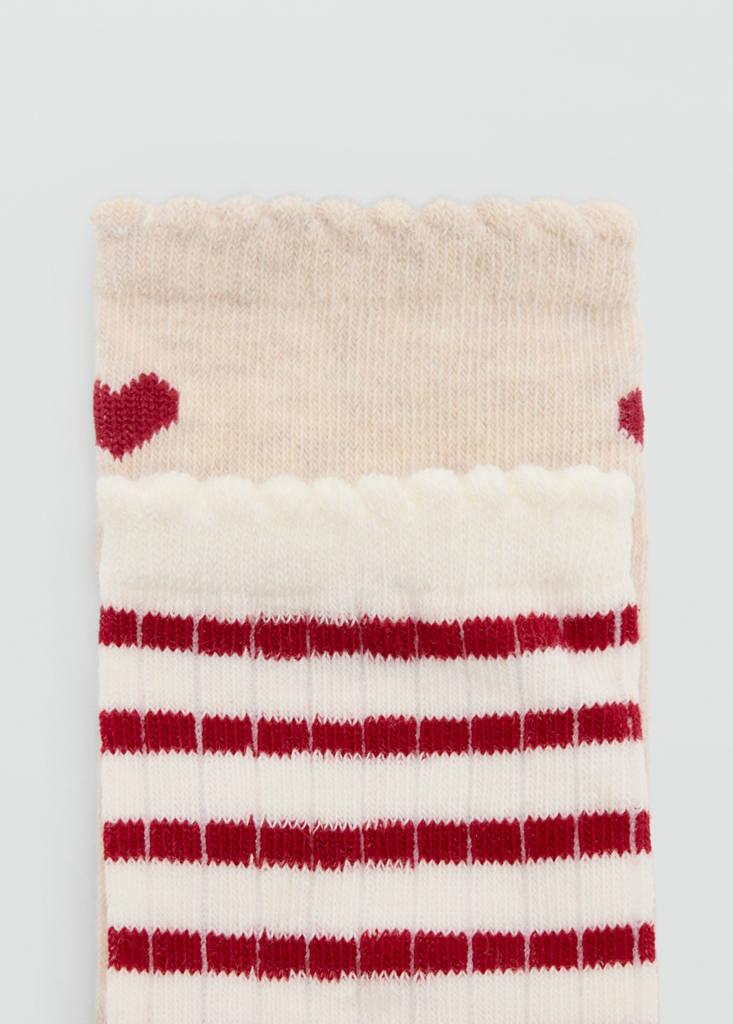 2 pack printed socks
