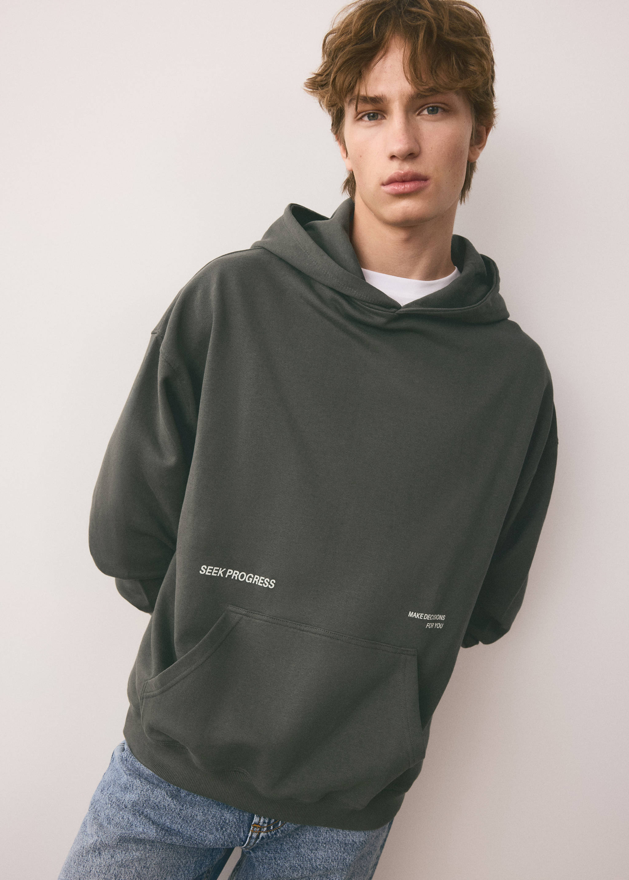 Hoodie cotton sweatshirt - Medium plane