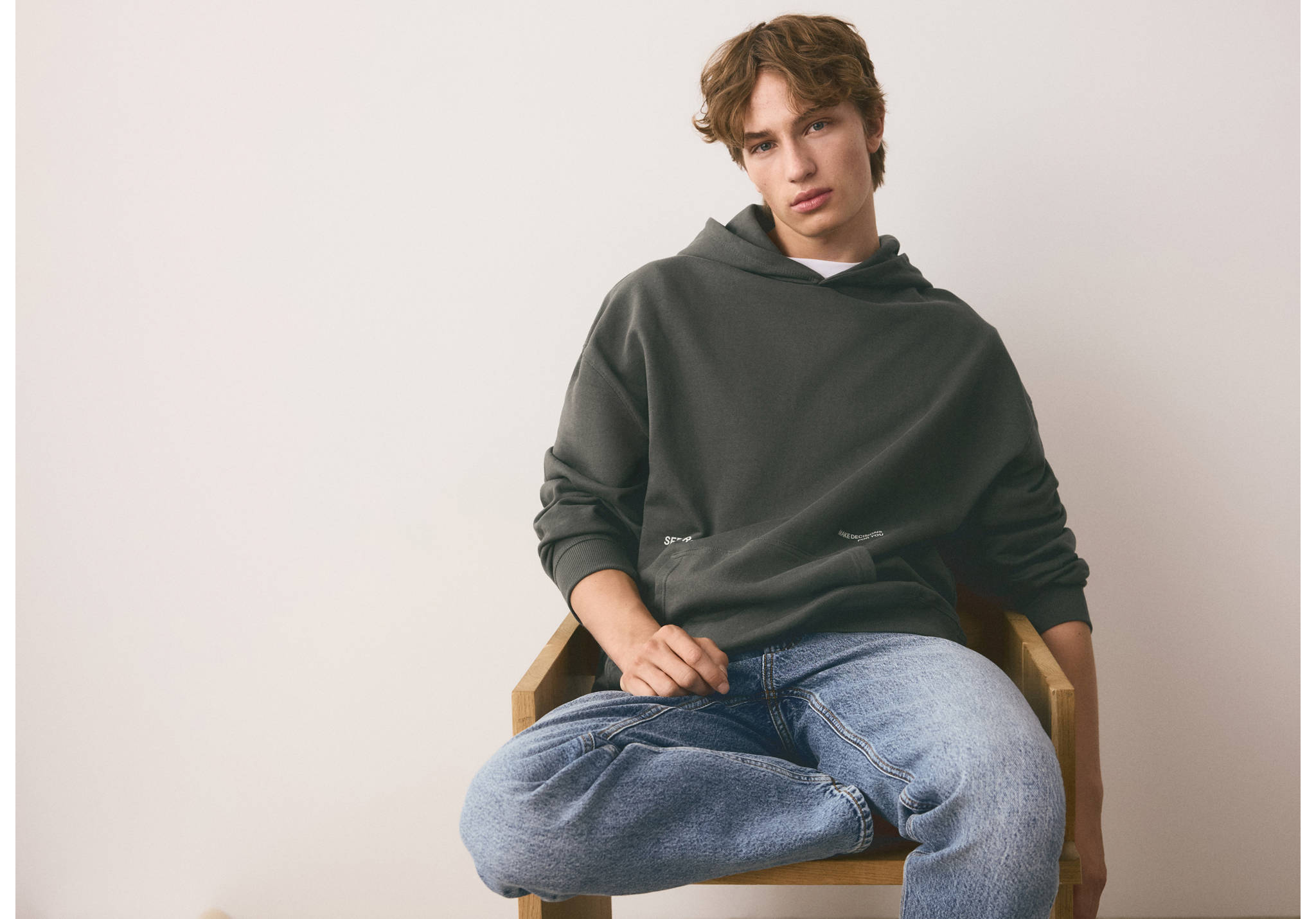 Hoodie cotton sweatshirt - Panoramic plane