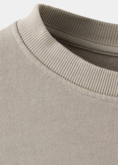 Printed sweatshirt 100% cotton — Medium Brown 7