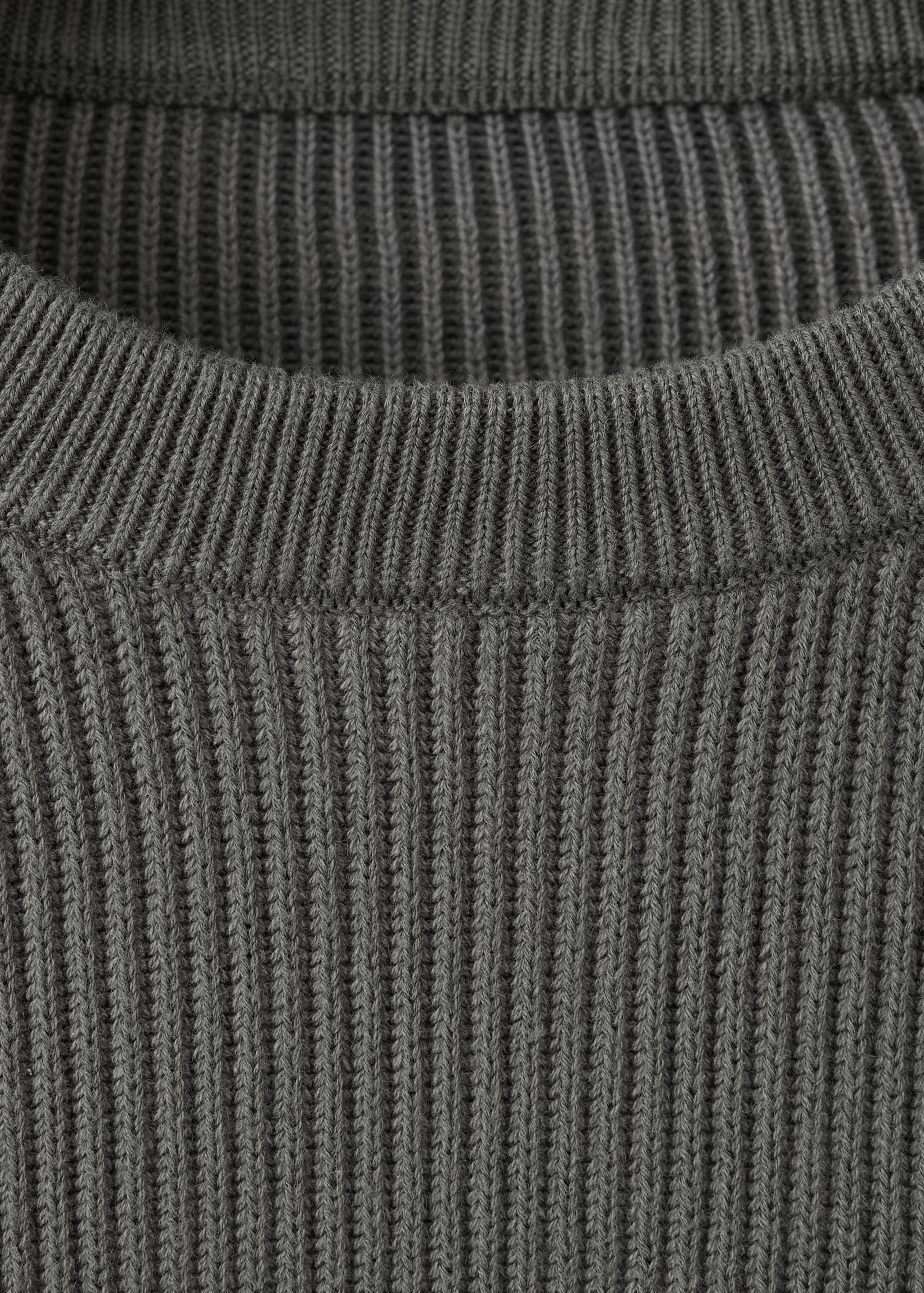 Ribbed cotton knit jersey - Details of the article 8