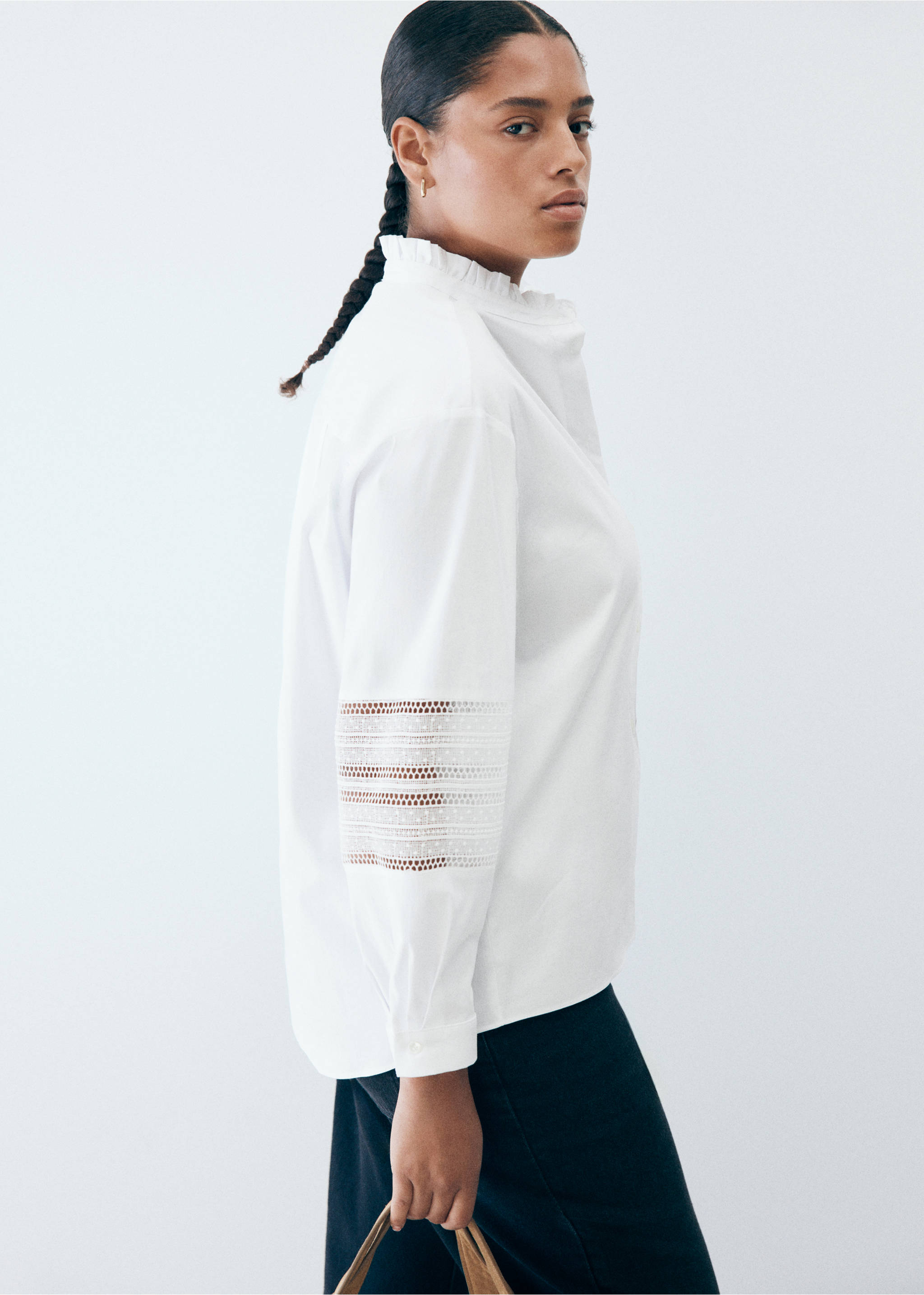 Chemise gala - Détail de l'article 6, Blanc. Ref: 37034799-00.