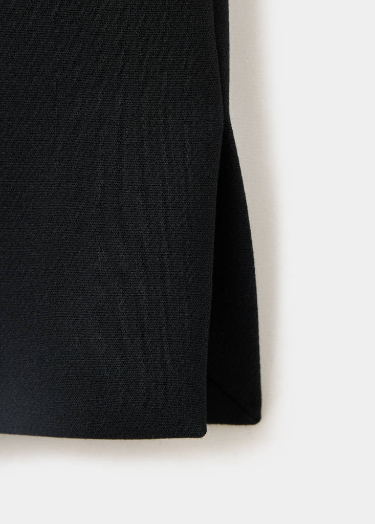Slim-fit capri trousers — Black