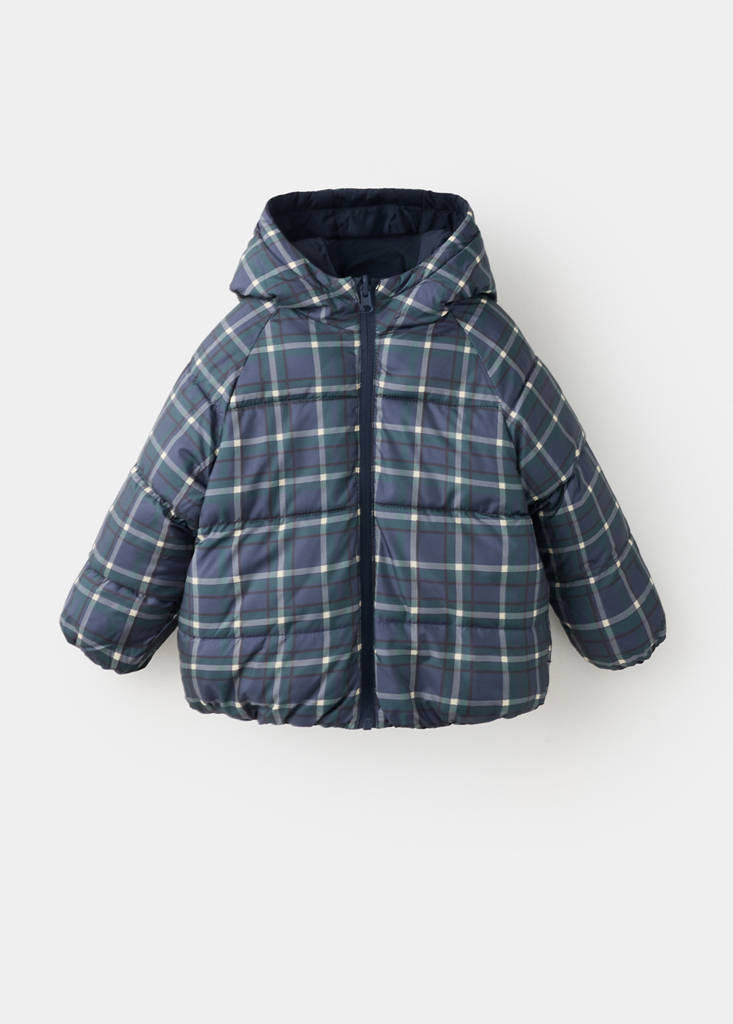 Reversible padded coat — Dark Navy