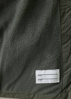 Puffer coat with fur-effect hood — Green 6