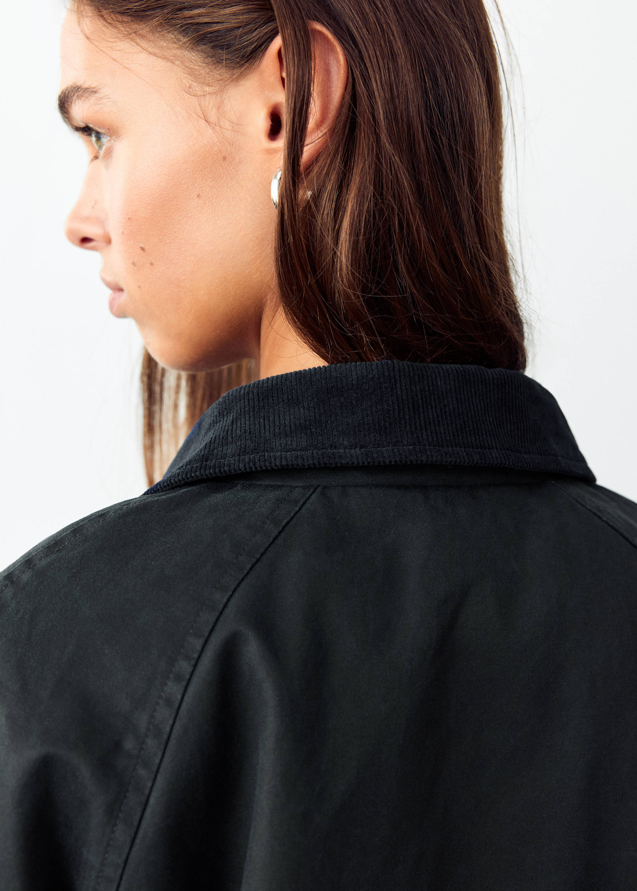 Parka oversize cuello pana - Detalle del artículo 3
