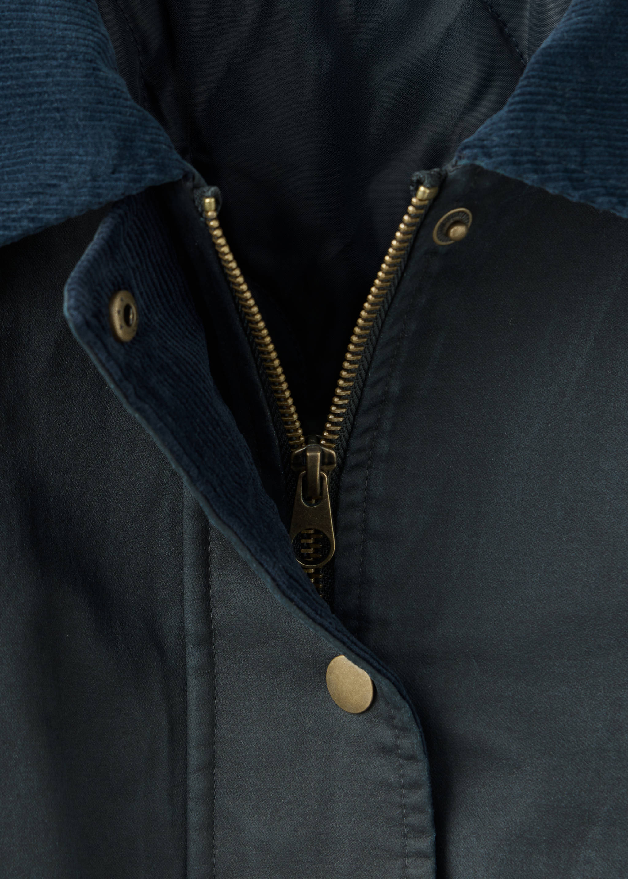 Parka oversize cuello pana - Detalle del artículo 8