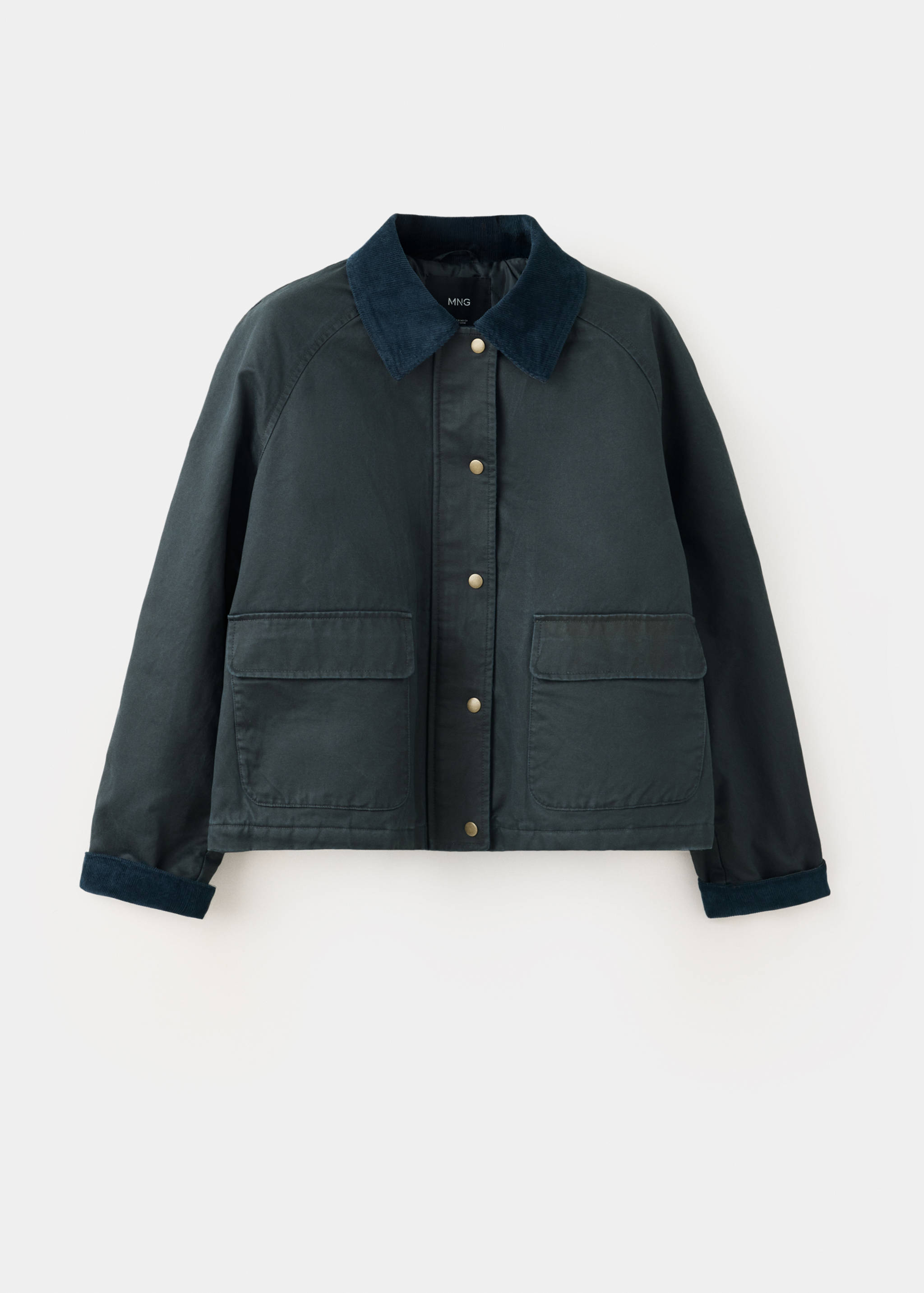 Parka oversize cuello pana - Artículo sin modelo