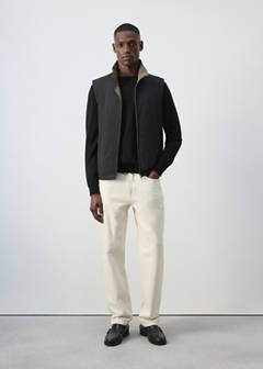 Reversible water-repellent gilet — Black 2