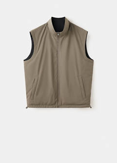 Reversible water-repellent gilet — Black 8