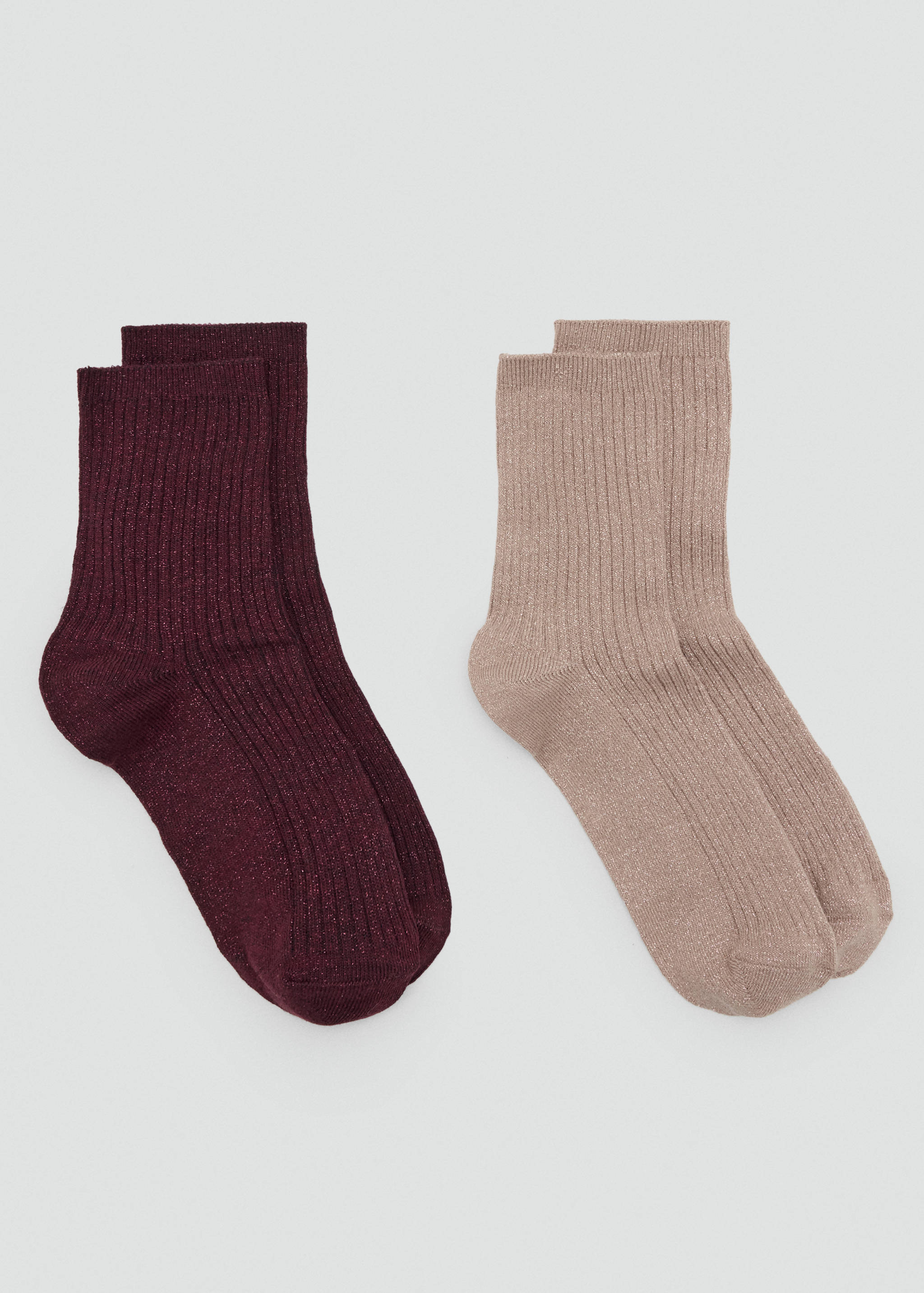 2 pack lurex socks - Article without model