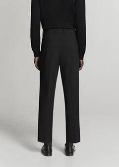 Boston regular-fit suit trousers — Black 3