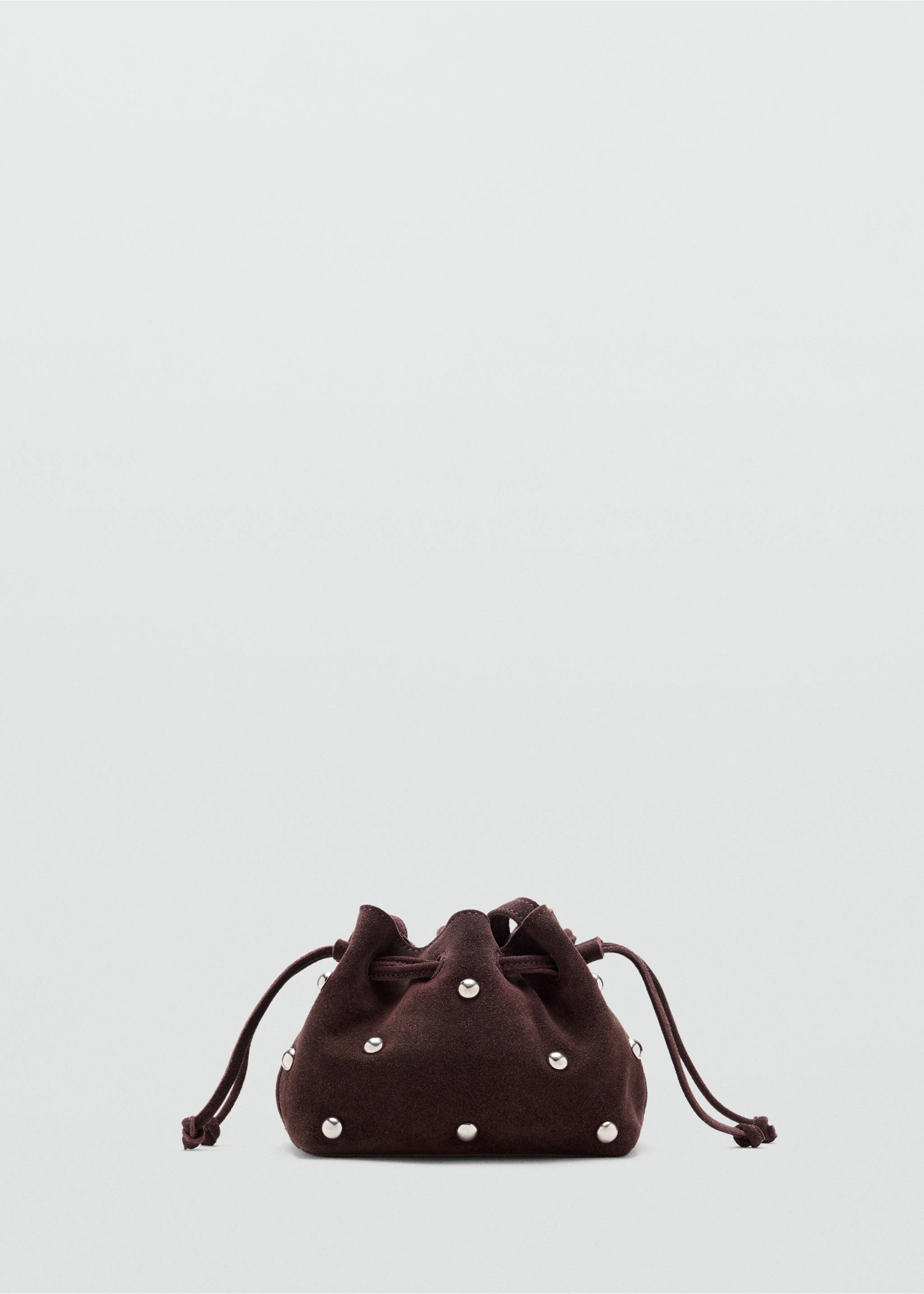 Mini leather bucket bag - Article without model, Chocolate. Ref: 37035159-00.