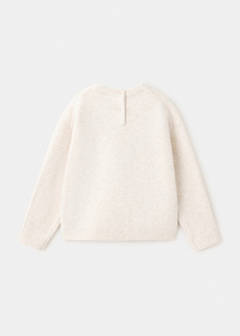 Printed dog jumper — Beige 4