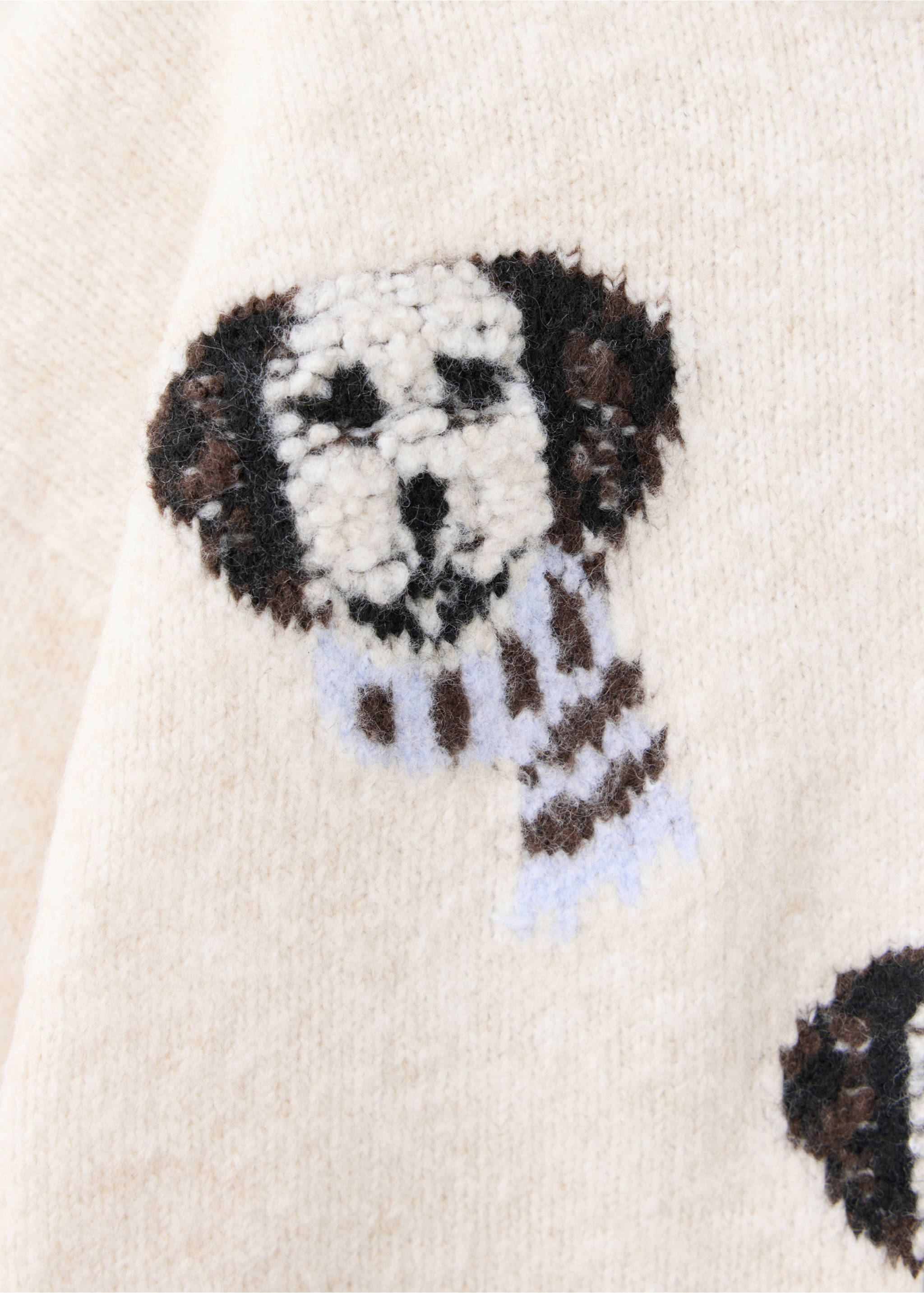 Jersey estampado perritos - Detalle del artículo 8, Beige. Ref: 37035161-00.