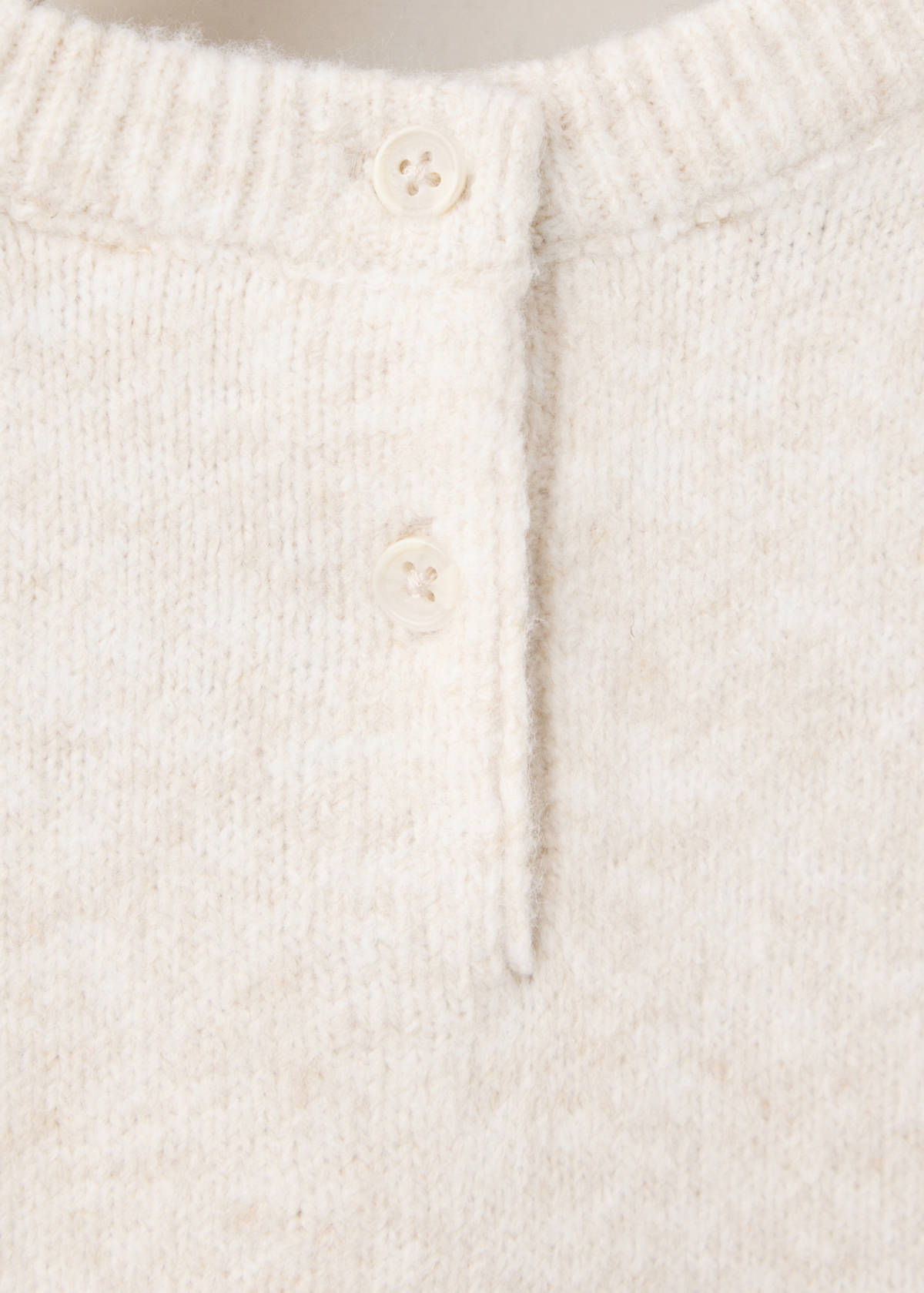 Printed dog jumper — Beige