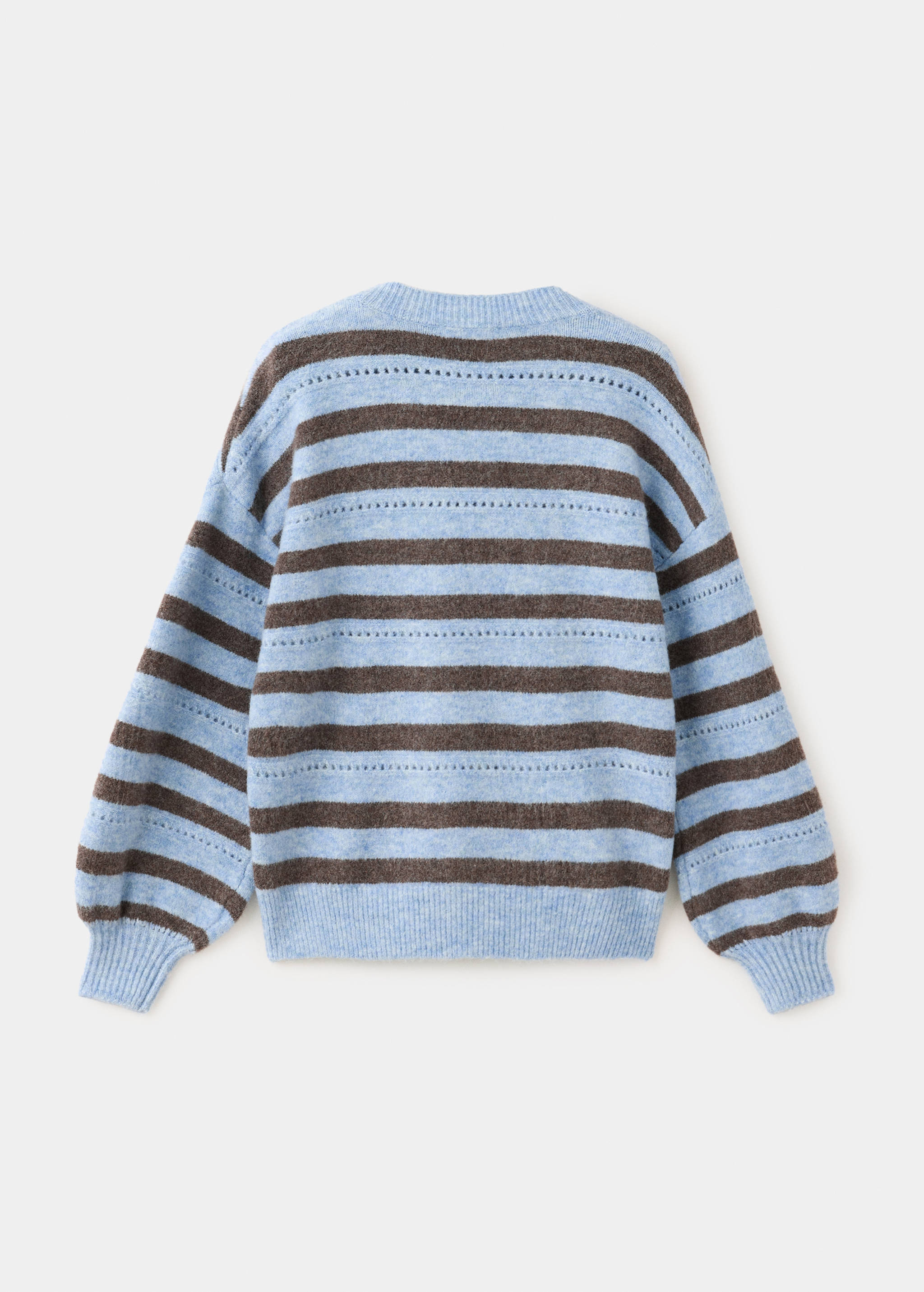 Knit striped sweater - Reverse of the article