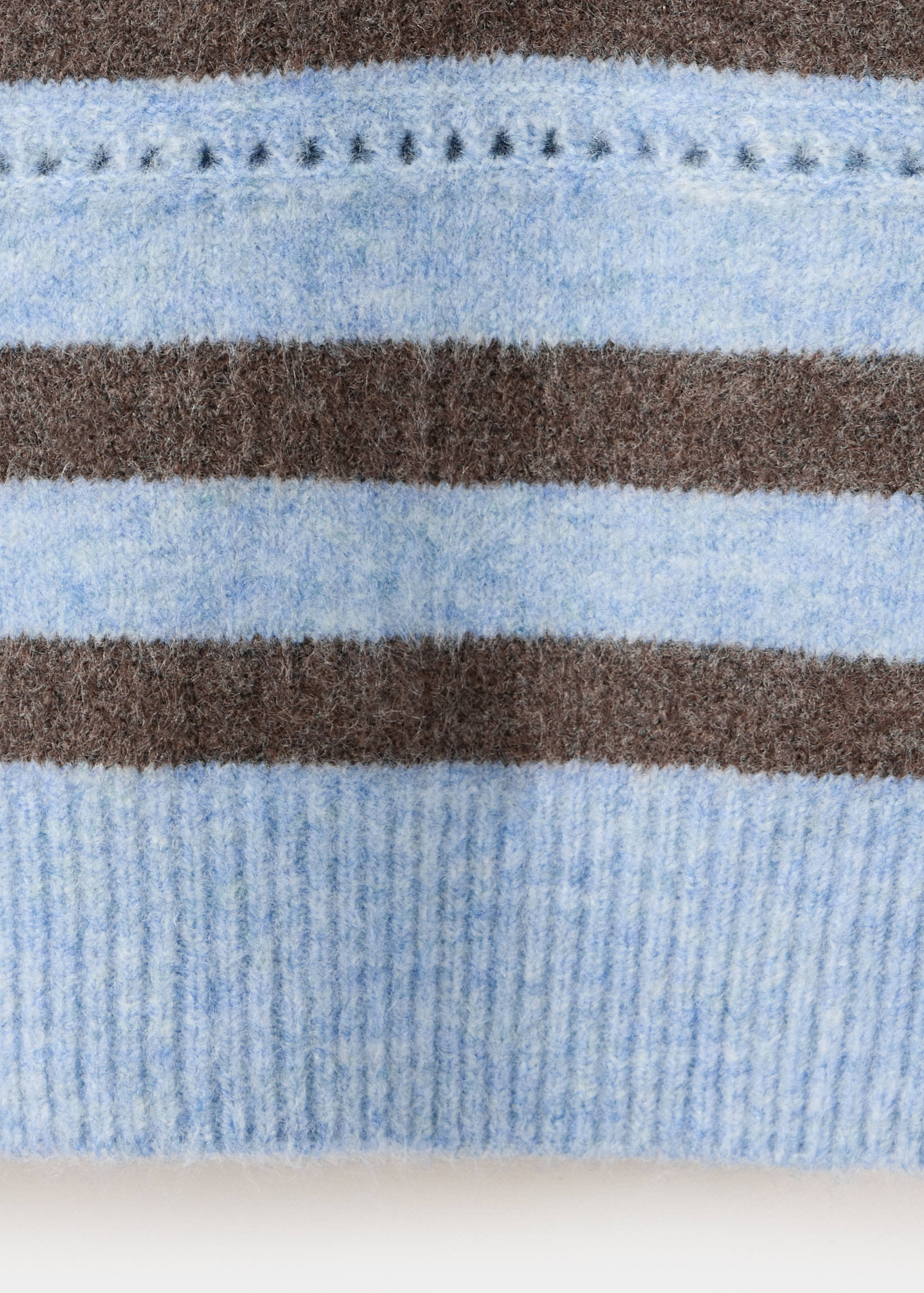 Knit striped sweater - Details of the article 0