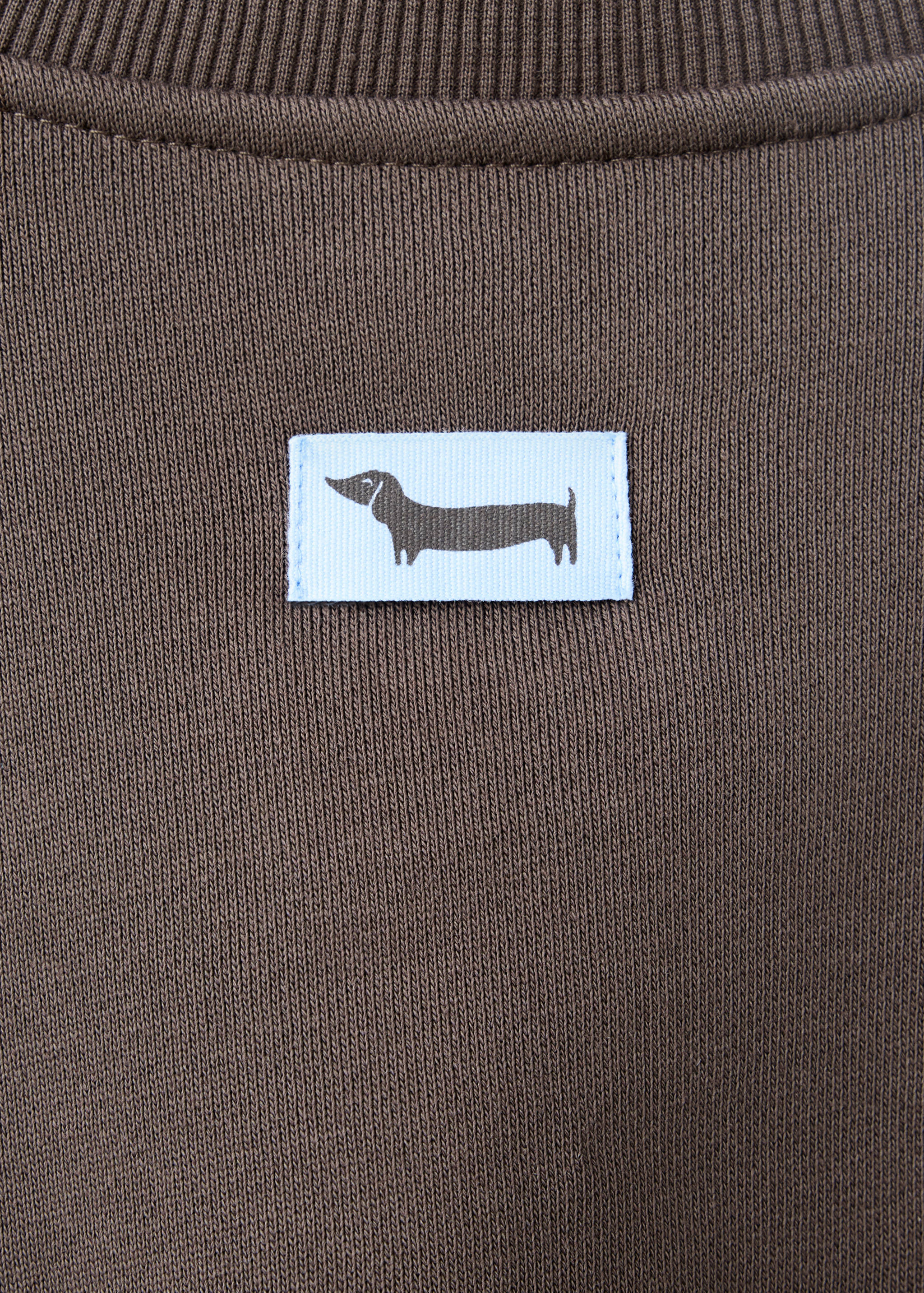 Printed sweatshirt with shirred hem - Details of the article 8